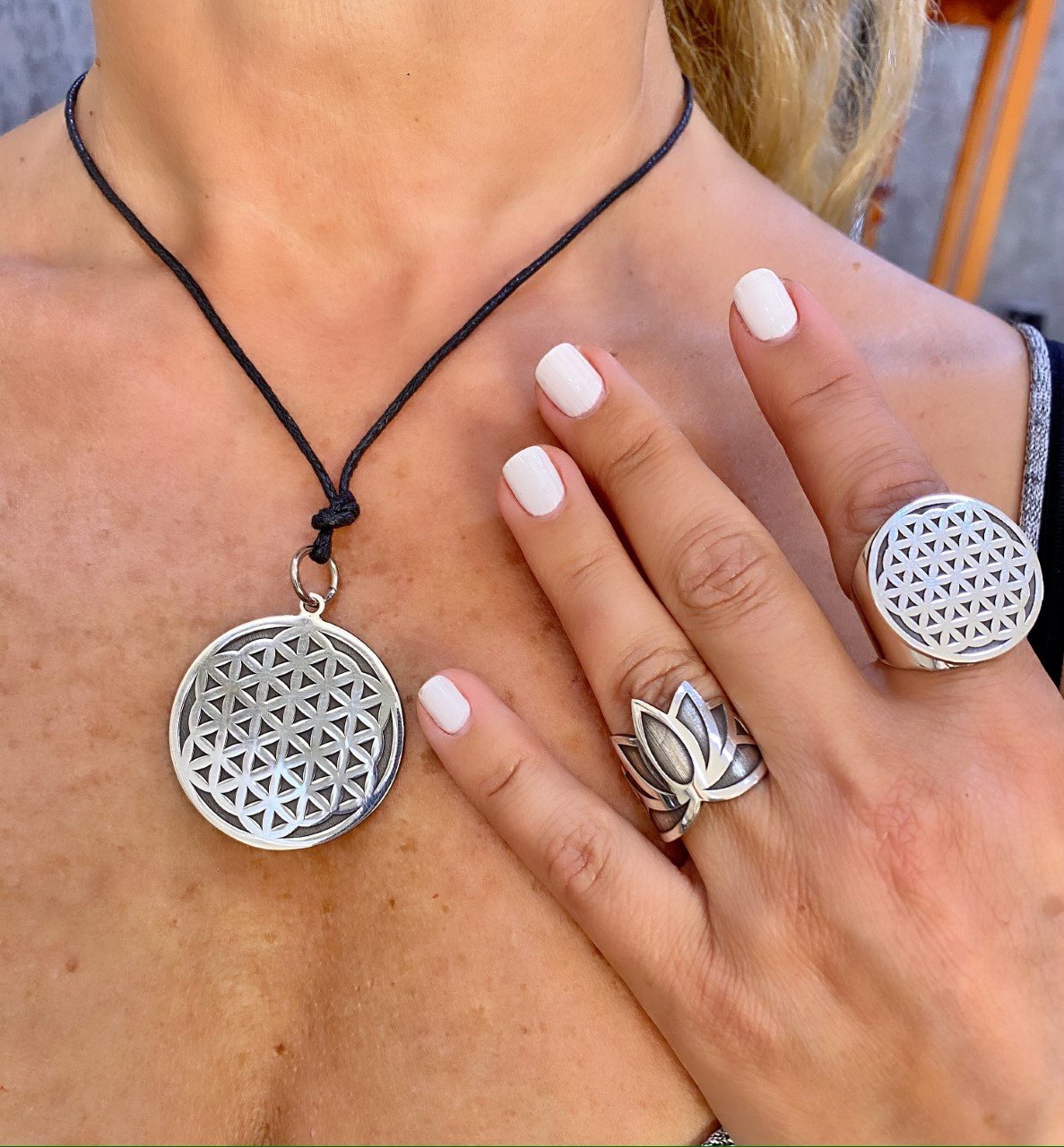 925 Ayar Gümüş Lotus Çiçeği Özel Tasarım Yüzük