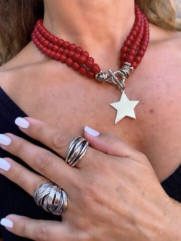 925 Ayar Gümüş Özel Tasarım Yüzük (Yüzük Parmaktaki Yüzük)