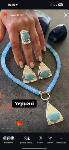 özel link kolye küpe