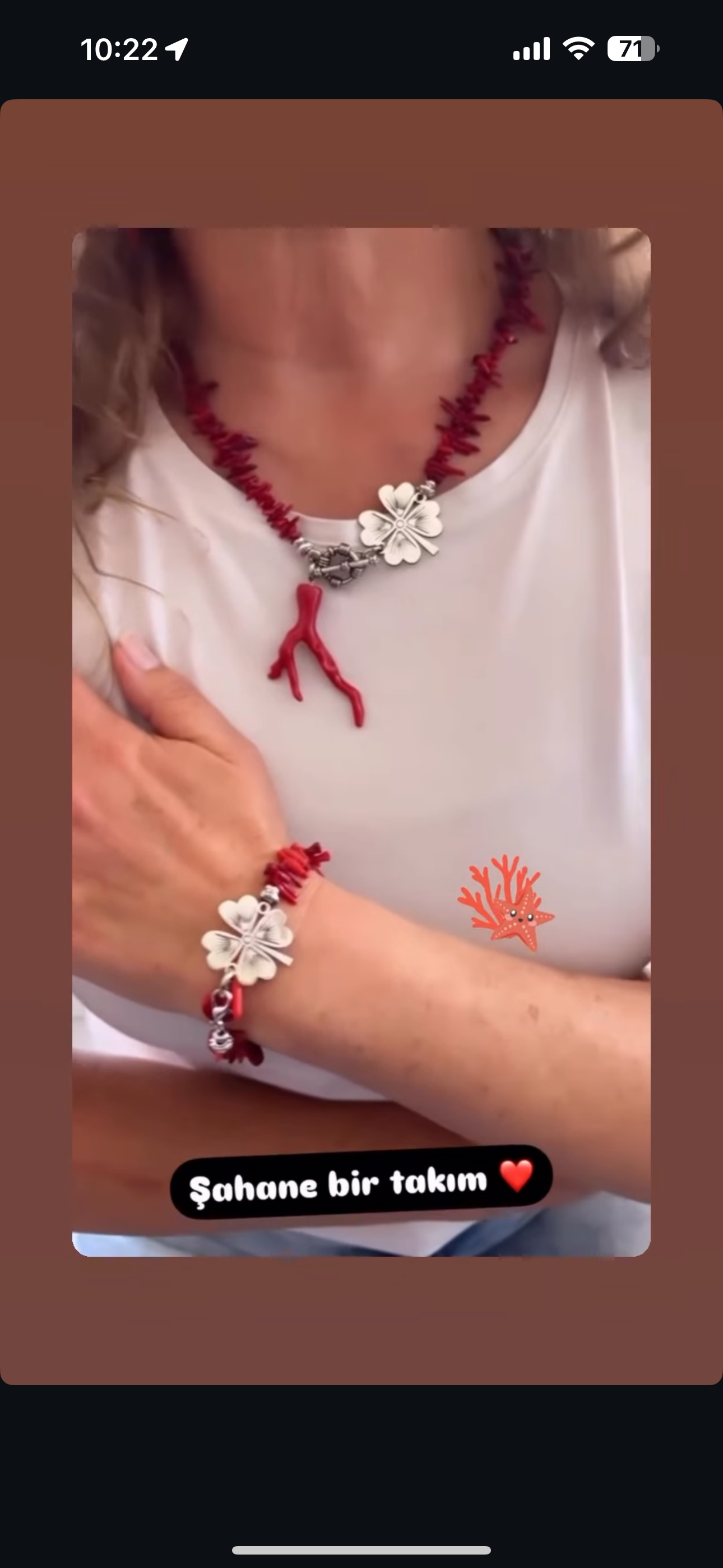 özel link kolye bileklik küpe takım