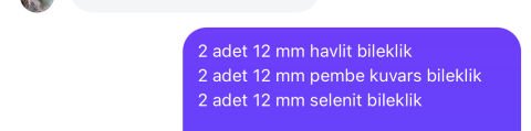 özel link 6 adet bileklik