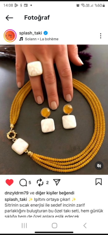 özel link kolye küpe