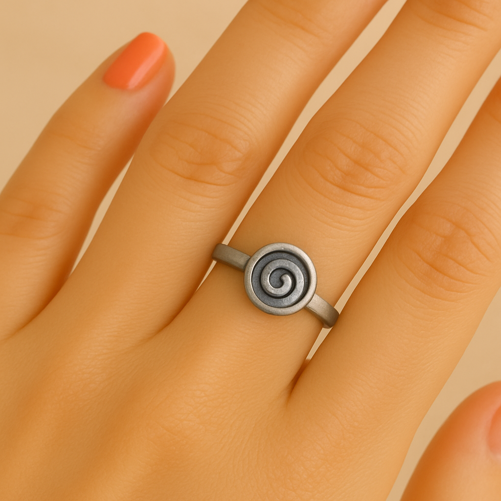925 Ayar Gümüş Spiral Yüzük