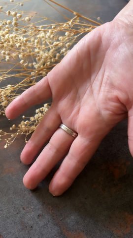 925 Ayar Gümüş Özel Tasarım El İşi Yaşam Çiçeği Yüzük