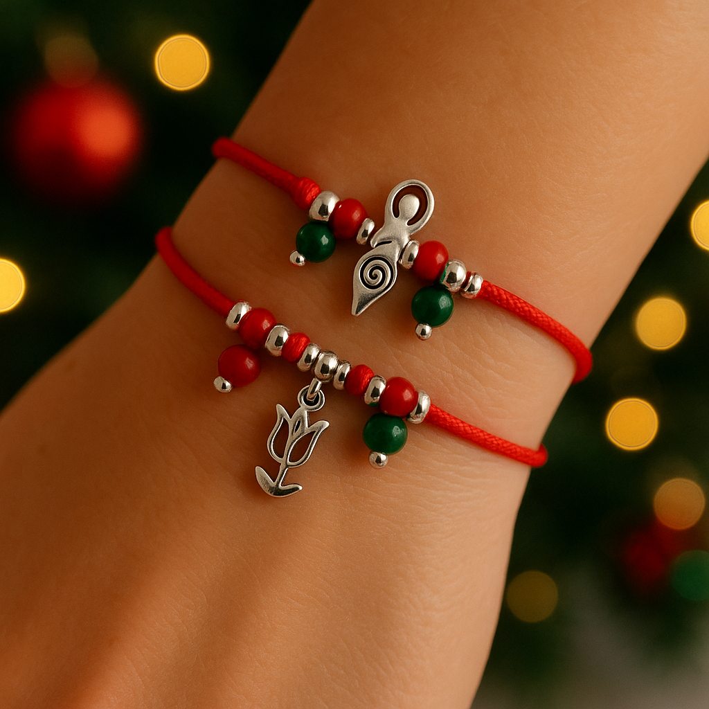 925 Ayar Gümüş Spiral Lale Bileklik Kombin