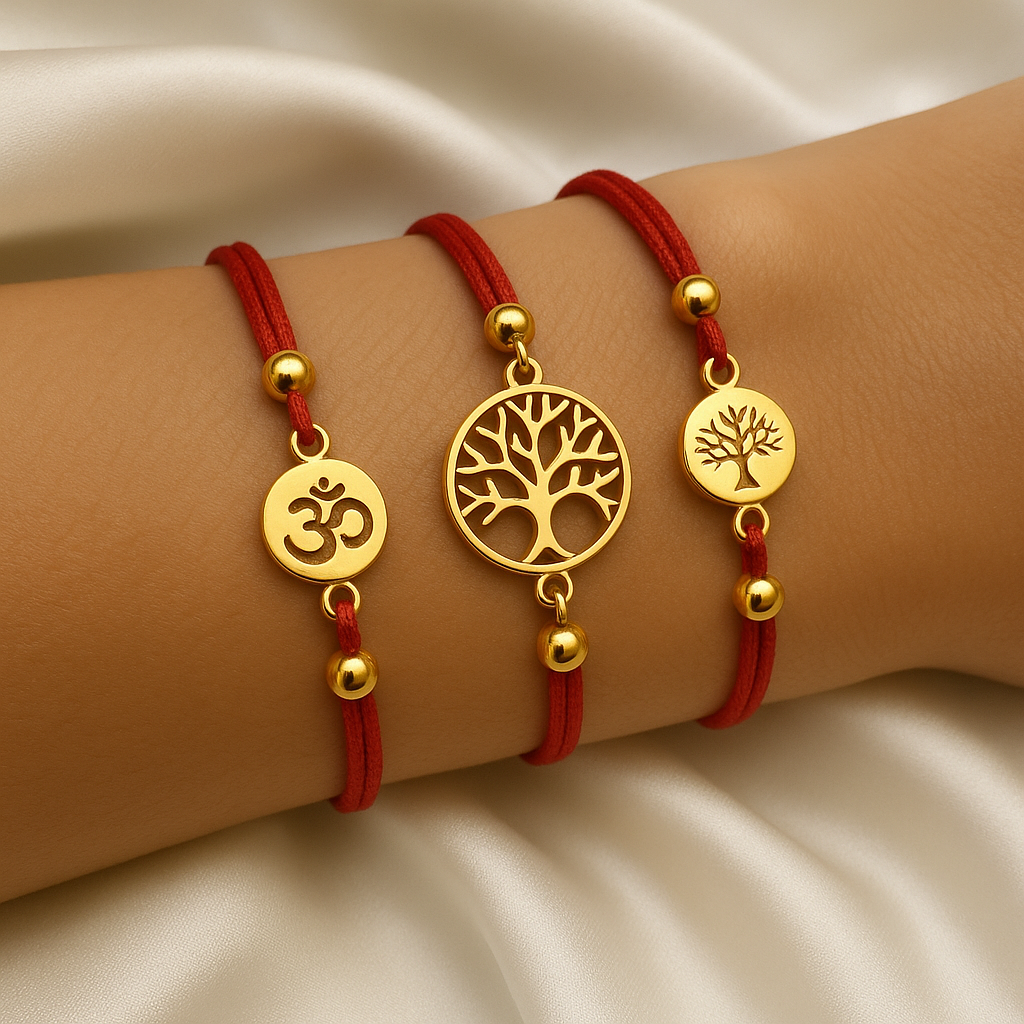 925 Ayar Gümüş Om, Hayat Ağacı Bileklik Kombin