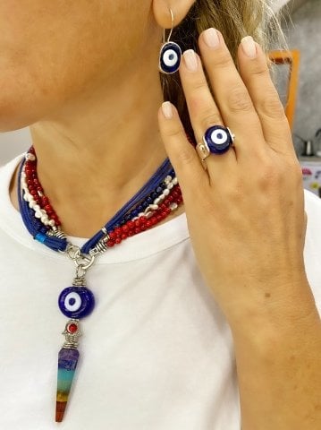 925 Ayar Gümüş Nazar Küpe