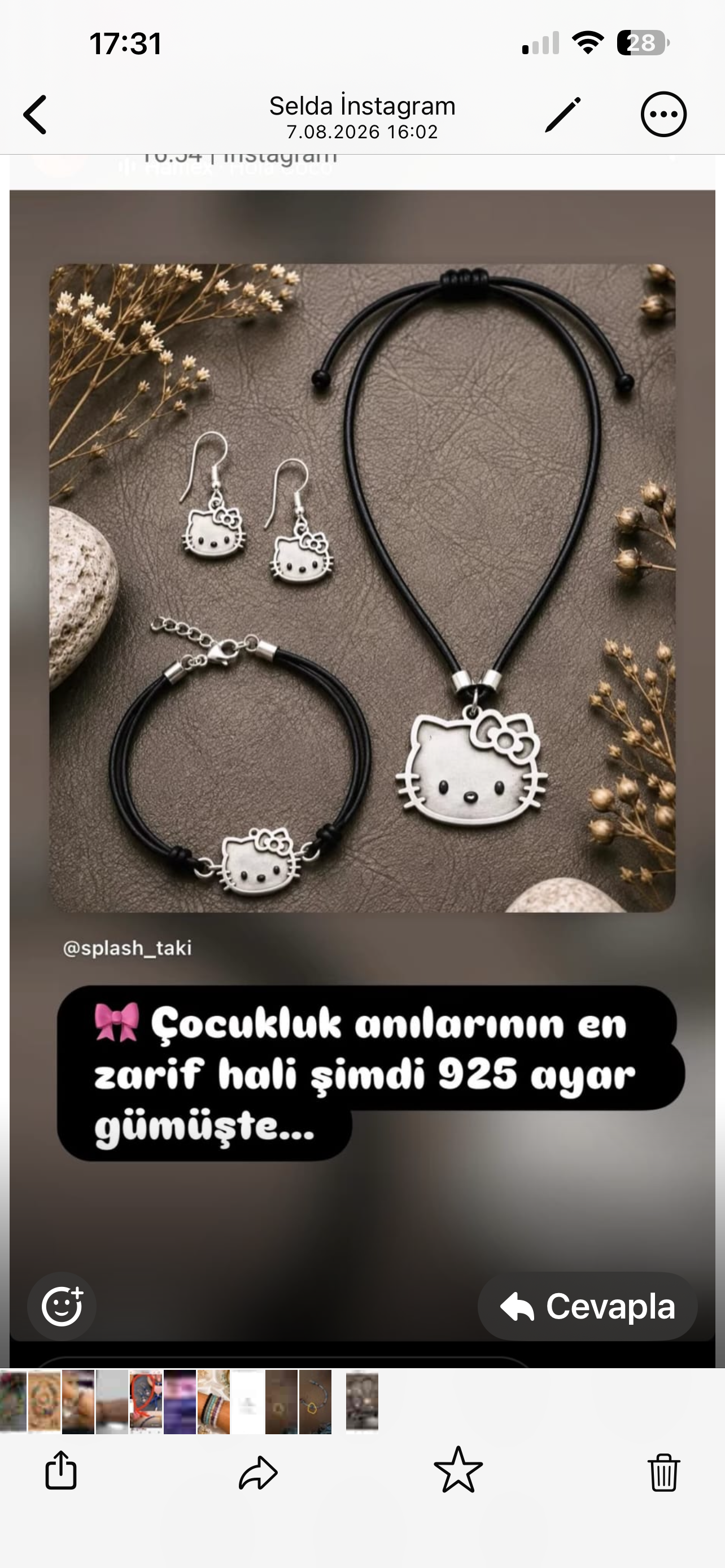 Özel link küpeler ve nazar bileklik