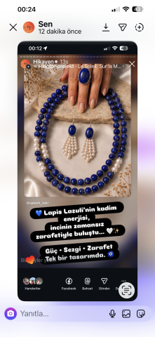 Özel link üç kolye iki çift küpe